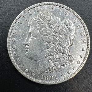 Lot #140 - 1891 Morgan Silver Dollar