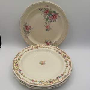 Lot #172 - 5 antique plates