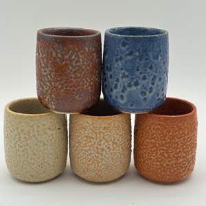 Lot #174 - Set of 5 Japanese tea cups