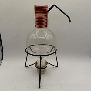 Lot #177 - Vintage Pyrex Decanter Carafe Weico on Candle Warmer