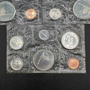 Lot #211 - (3) 1967 Canadian 100th anniversary UNC silver sets 