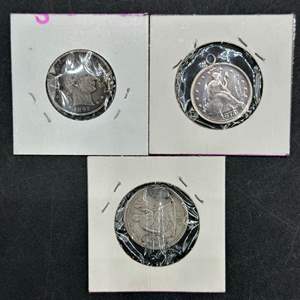 Lot #241 - 1800s Silver Coin Love Tokens 