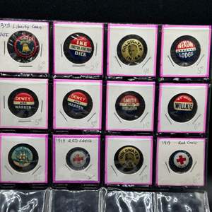 Lot #247 - Vintage Political Pins 1940-60’s