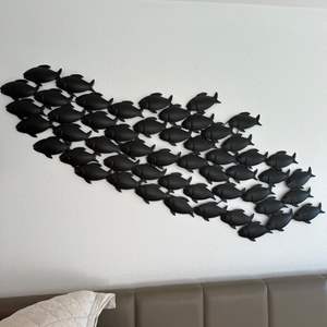 Lot #4 - Metal fish wall decor