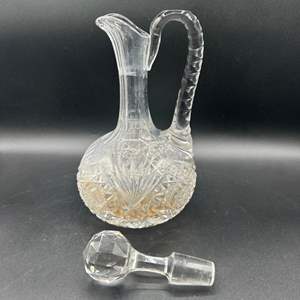 Lot #53 - Antique crystal decanter