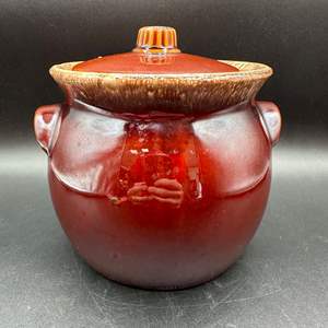 Lot #64 - Hall pottery bean pot