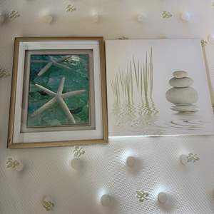 Lot #87 - Beach themed wall art