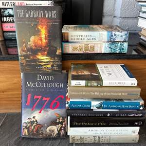 Lot #110 - Hardbound books on American history