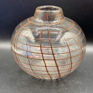 Lot #132 - Beautiful Murano Glass Vase 2003