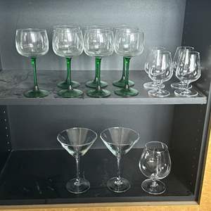 Lot #133 - Bar Stemware 