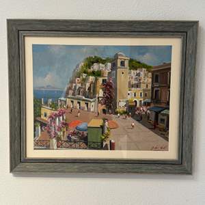 Lot #141 - Original painting nicely framed