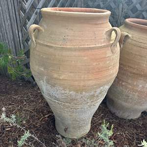 Lot #143 - Antique Mediterranean Terracotta Greek Olive Jar