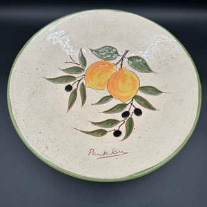 Lot #160 - Hand painted Spanish plate