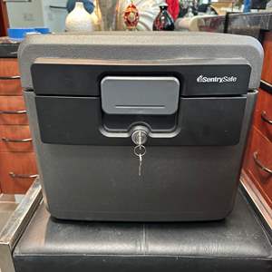 Lot #171 - Sentry safe with Keys