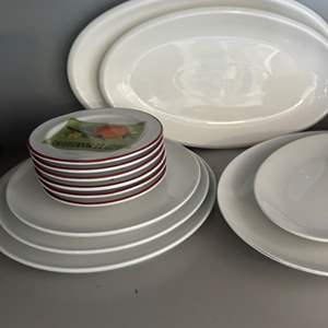 Lot #180 - White dishes