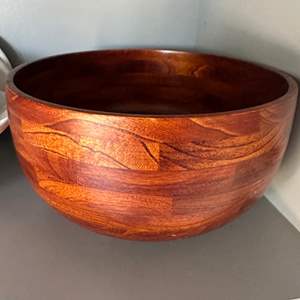 Lot #184 - Extra large wooden bowl