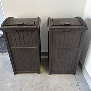 Lot #188 - Two patio caddies