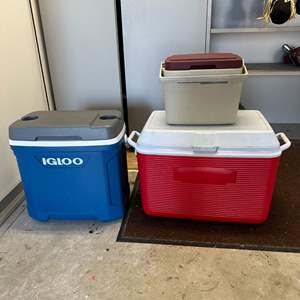 Lot #190 - 3 coolers