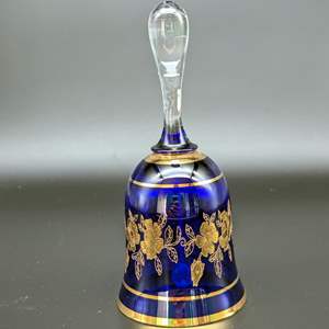 Lot #5 - Vintage Bohemian Czech Glass Bell