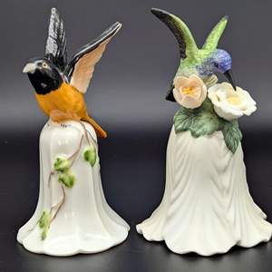 Lot #12 - Porcelain Bird Bells