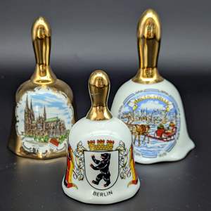 Lot #16 - Vintage German Porcelain Bells 