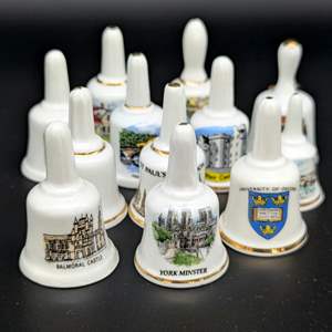 Lot #32 - English Bone China Souvenir Bells