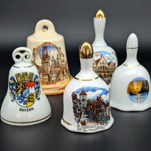 Lot #34 - German Porcelain Souvenir Bells