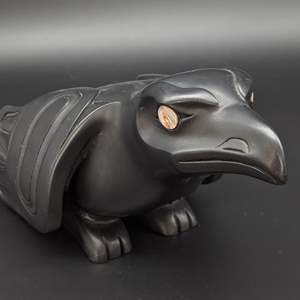 Lot #80 - Canadian Inuit "The Raven" Indigenous Carving