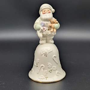 Lot #121 - Lenox Porcelain Santa Bell