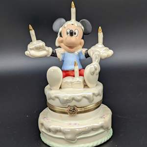 Lot #146 - Lenox Treasures Disney Mickey's Birthday Surprise Treasure Box