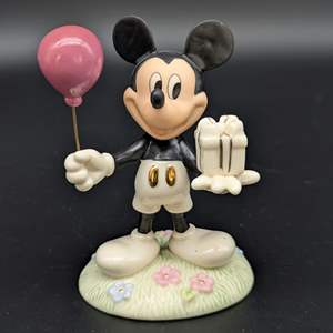 Lot #150 - Lenox Disney Mickey's Birthday Gift Figurine