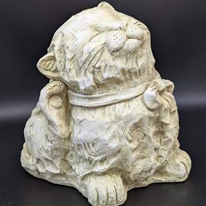 Lot #151 - TELLE M. STEIN Cat Art Sculpture 