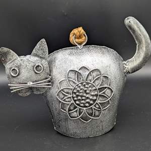 Lot #165 - Metal Cat Windchime/Bell 