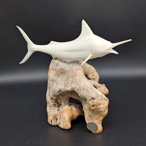 Lot #166 - Marlin Sculpture by John Perry