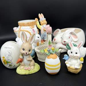 Lot #219 - Ceramic Easter Collection 