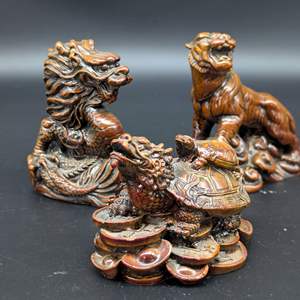 Lot #238 - Feng Shui Carved Animals (Resin)