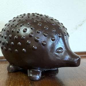 Lot #288 - Ceramic Hedgehog Garden Art