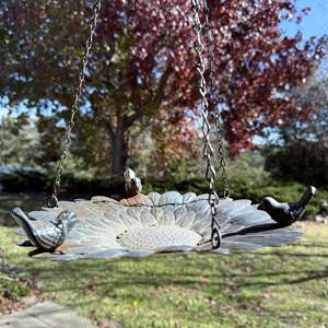 Lot #300 - Metal Hanging Birdfeeder 