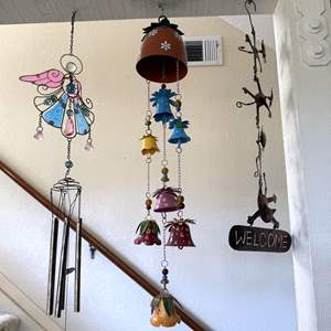 Lot #270 - (3) Art Windchimes 