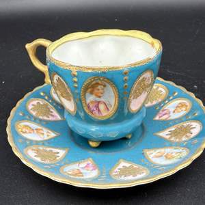 Lot #205 - Vintage Chugai Demitasse Espresso Cup & Saucer Occupied Japan