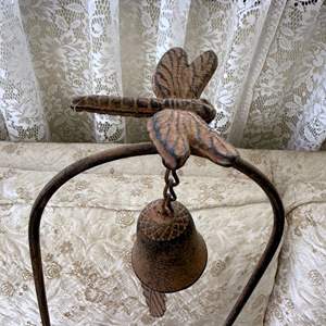 Lot #264 - Metal Dragonfly Bell Trellis 