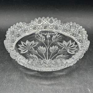 Lot #101 - Antique cut Crystal jelly bowl