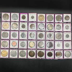 Lot #133 - (40) Various collector medals and tokens 