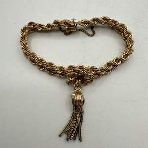 Lot #57  - 12KT gold filled bracelet (27.7gtw)