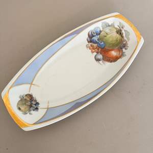 Lot #73  - Vintage schmidt porcelain serving platter 