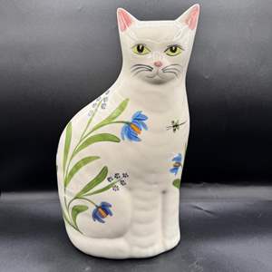 Lot #81  - Decorative ceramic cat 