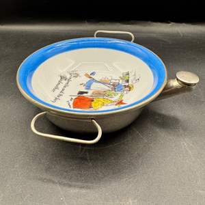 Lot #102  - Antique children’s Cinderella scene warming dish 