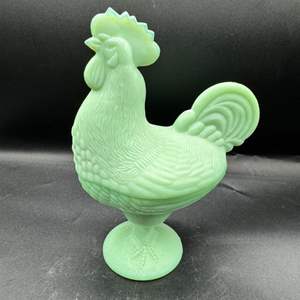 Lot #117  - L.E. Smith Martha Stewart Jadeite Rooster 