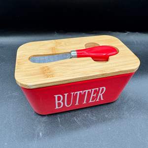 Lot #120  - Butter dish 