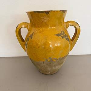 Lot #139  - Yellow Pottery Barn Vase